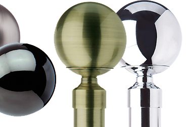 Jones Cosmos 28mm Metal Curtain Poles, contemporary curtain poles with adjustable brackets, with fantastic quality at exceptional prices