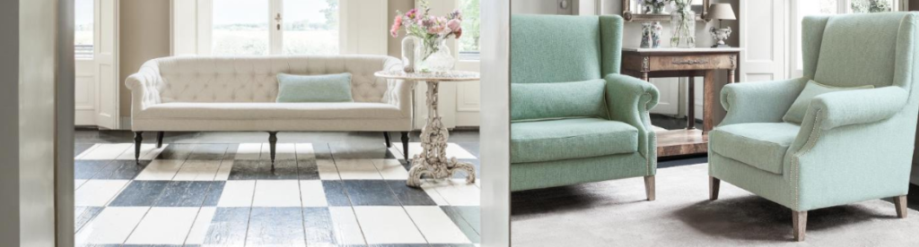 Heritage is a classic collection that features two plain weaves. One design is called Baltic which is a natural fabric with a strie effect, whilst the other design Hillbank is a two tone textured weave that uses boucle yarns.