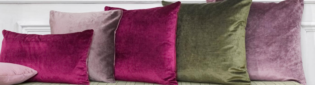 Voyage Chiaso Upholstery Fabric. Chiaso is a collection of luxurious velvets available in jewel and neutral tones.