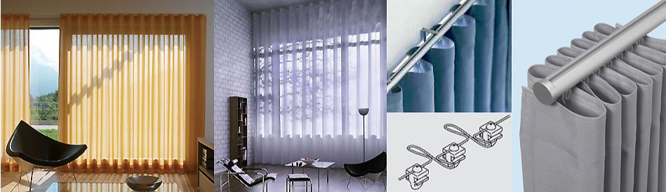 Silent Gliss Wave Curtains